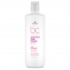 Shampoing argent pour cheveux colorés COLOR FREEZE BC BONACURE