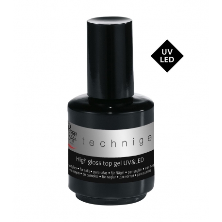 Gel de finition ultra brillant High gloss top gel UV et LED Technigel