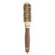 Brosse Carrée Blowout Straight Wavy Bristles Gold & Brown Blowout Expert Straight