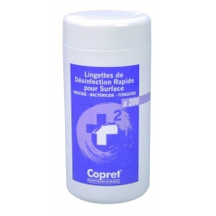 Lingettes de désinfection rapide pour surface 