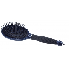 Brosse pneumatique ovale bleue 