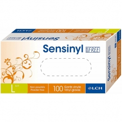 Gants vinyle non poudrés Sensinyl Free 
