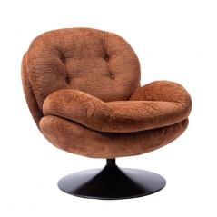 Fauteuil Memento orange brulé 