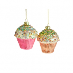 Décoration muffins en verre