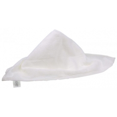 Serviette de coiffure blanche