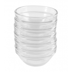 Lot de coupelles en pyrex
