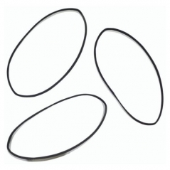 Lot de 250 élastiques classiques noirs