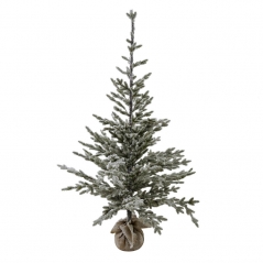 Sapin décoratif enneigé