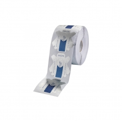 Rouleau de formes adhésives pour ongles