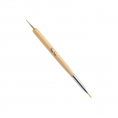 Outil 2 en 1 pinceau nail art / outil à marbrer 