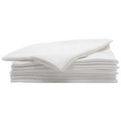 Lot de 50 serviettes jetables blanches