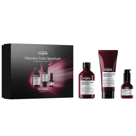 Coffret cheveux colorés Édition Limitée Meteora  Vitamino Color Spectrum Série Expert