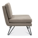 Fauteuil Jacques toile stone