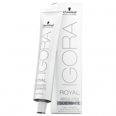 Coloration crème Nuanceur sublimateur Silverwhite Igora Royal